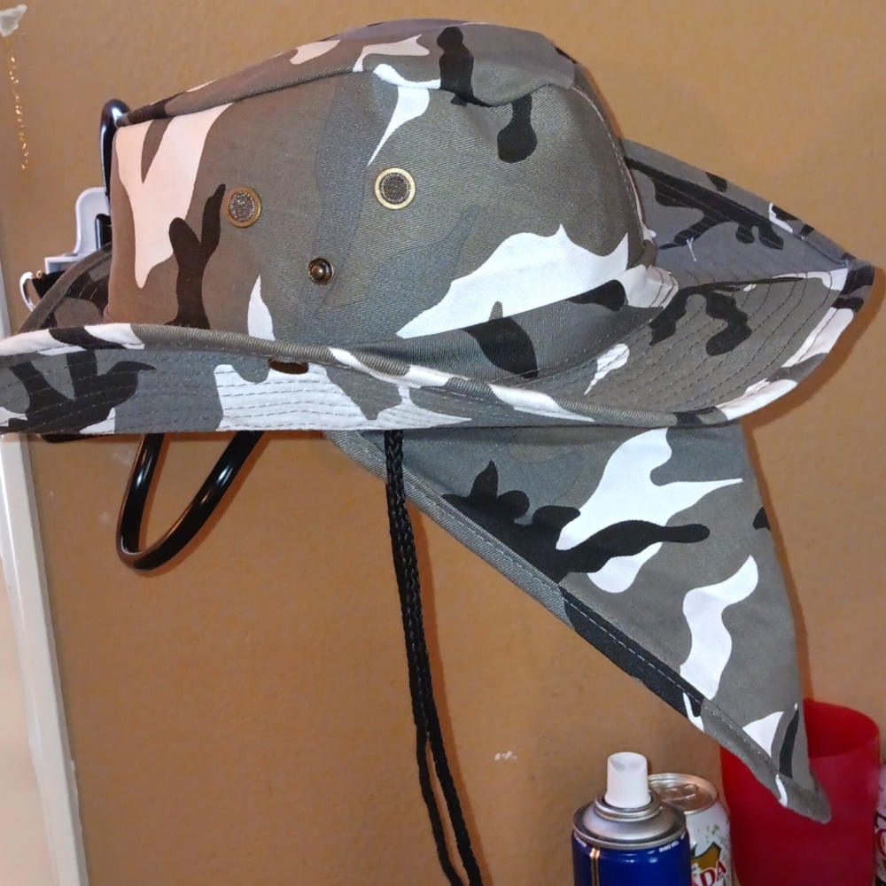 Army Fatigue Hat with neck protector